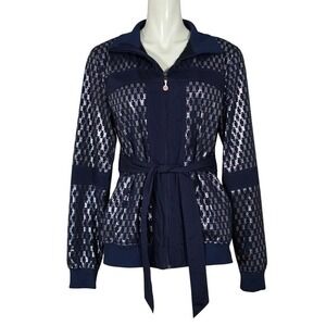 Lululemon Women's Limited Edition New Moves Monogram Softshell Jacket Navy 6